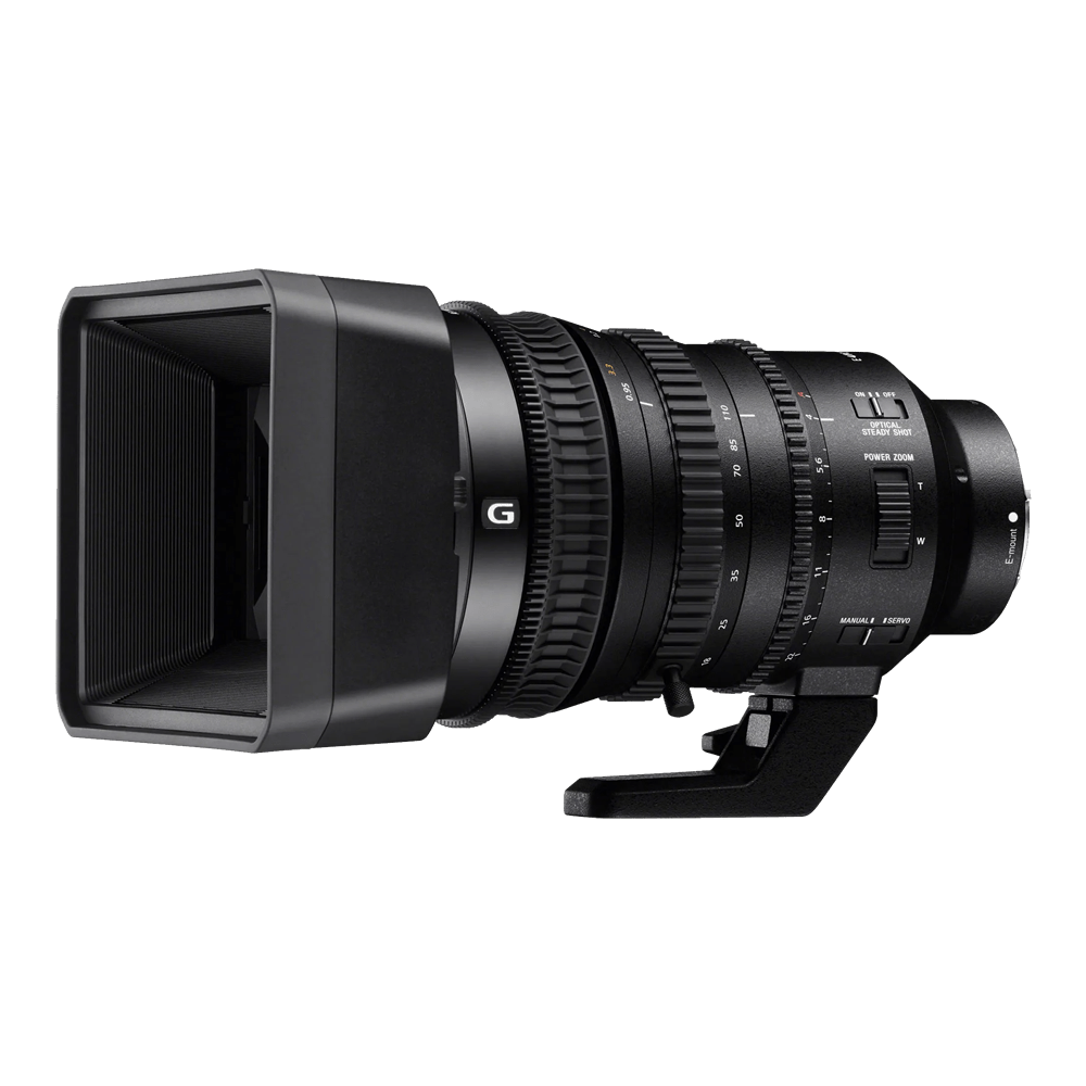 Sony 18-110mm f4 G Master Servo Zoom Lens for hire from Mad Dogs Television