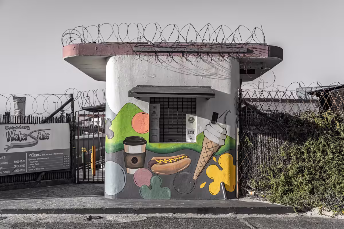 An Icecream shop in South Africa photographed by James Bailey