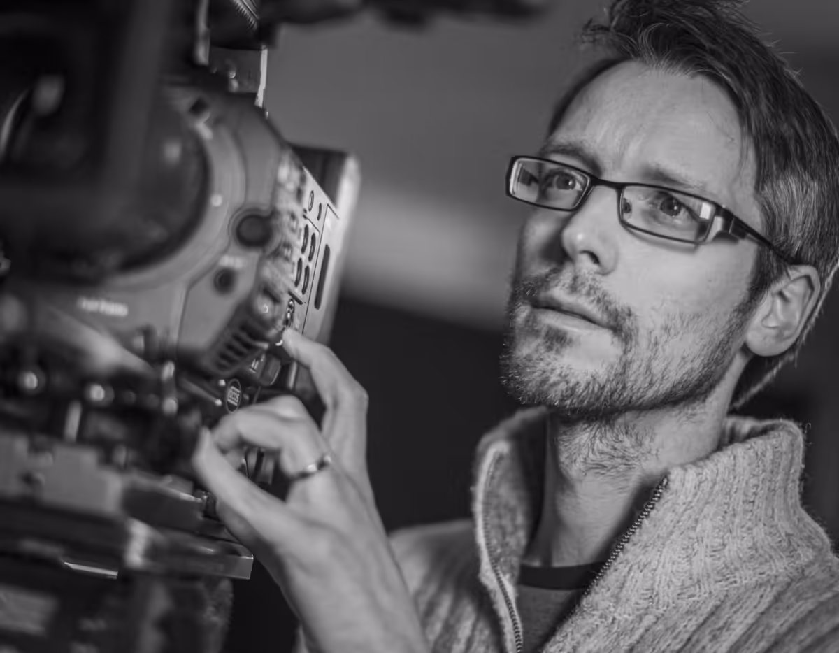 Andrew Davis seen here operating a Sony PXW FX9 Camera